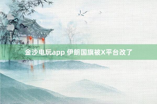 金沙電玩app 伊朗國(guó)旗被X平臺(tái)改了